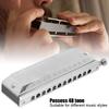 Chromatic Harmonica C Key 12 Hole 48 Tone Stainless Steel Professional Playing Mouth Organ