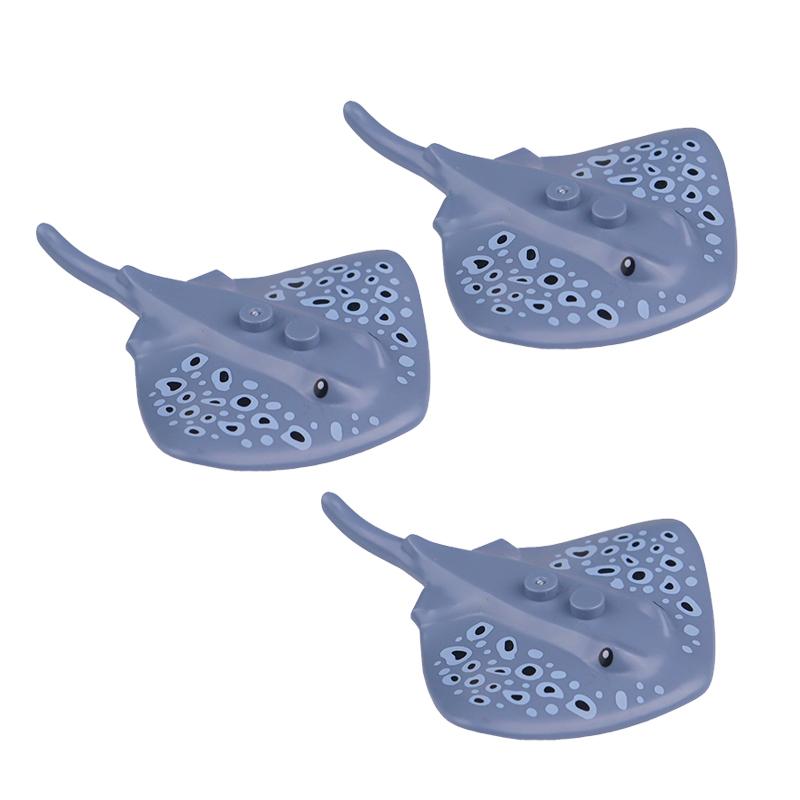 Bouwstenen zeeleven rog dolfijn delphis anemoonvis zeeschildpad schildpad pinguïn haai octopus assemblage speelgoed