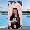1pc Y2K Stargirl Megan Microfiber Beach Towel Quick Dry Super Absorbent Sand Free Soft Oversized Bath Towels Beach Accessories