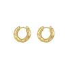 Elegant Gold Metal Hoop Ear Cuffs - High-End Niche Design