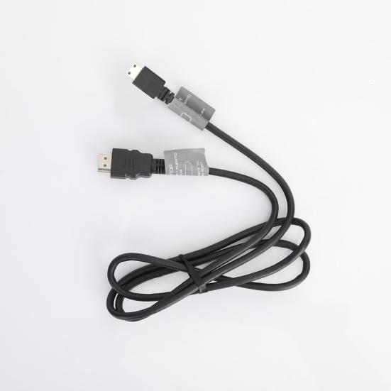 1.2 Meters HDMI-compatible Adapter Cable 1080P 4K Support Anti-interference High Clarity Mini HDMI-compatible To HDMI-compatible 2.0 Cable for Home