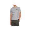 STONE ISLAND FW24 Cotton Solid Color Badge Crew Neck Short Sleeve T-Shirt Men Tops Gray 811524113-A0M64
