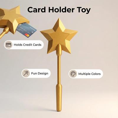 3D Printed Wand Tap To Pay, Star Magic Contactless Credit Card Holder, NFC Payment Wand, Tap-to-Pay Credit Card Wand