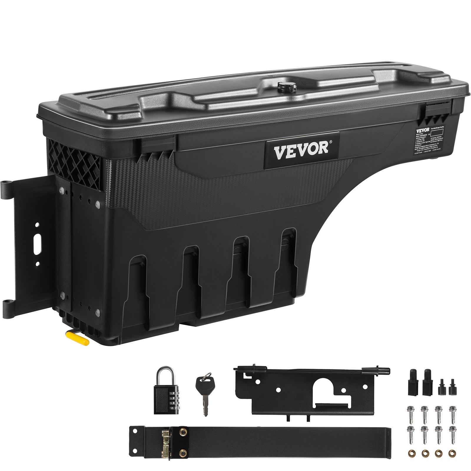 VEVOR Truck Bed Storage Box, Lockable