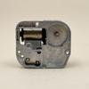 Boutique Antiques Gifts Sankyo Silver Wind Up Rotating Musical Clock Movement Music Box Mechanism  18 Note for DIY Music Box