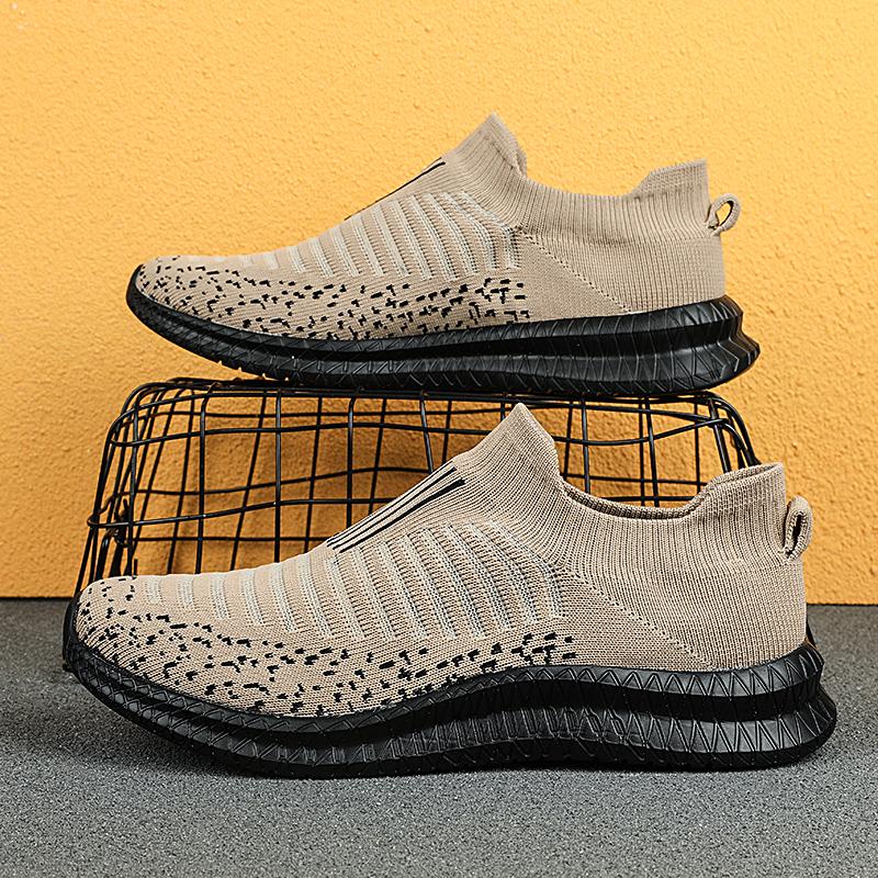 Shoes Men Loafers Light Walking Breathable Summer Comfortable Casual Sock Shoes Men Sneakers