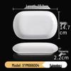 Xiangyuan White Melamine Rice Noodle Plate - Porcelain-Like Creative Hot Pot and Restaurant Tableware.