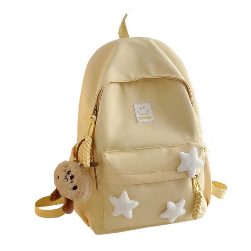 Mochila Grande Capacidade Estilo Japonês 2025 para Meninas - Perfeita para Alunos do Ensino Fundamental II e Médio