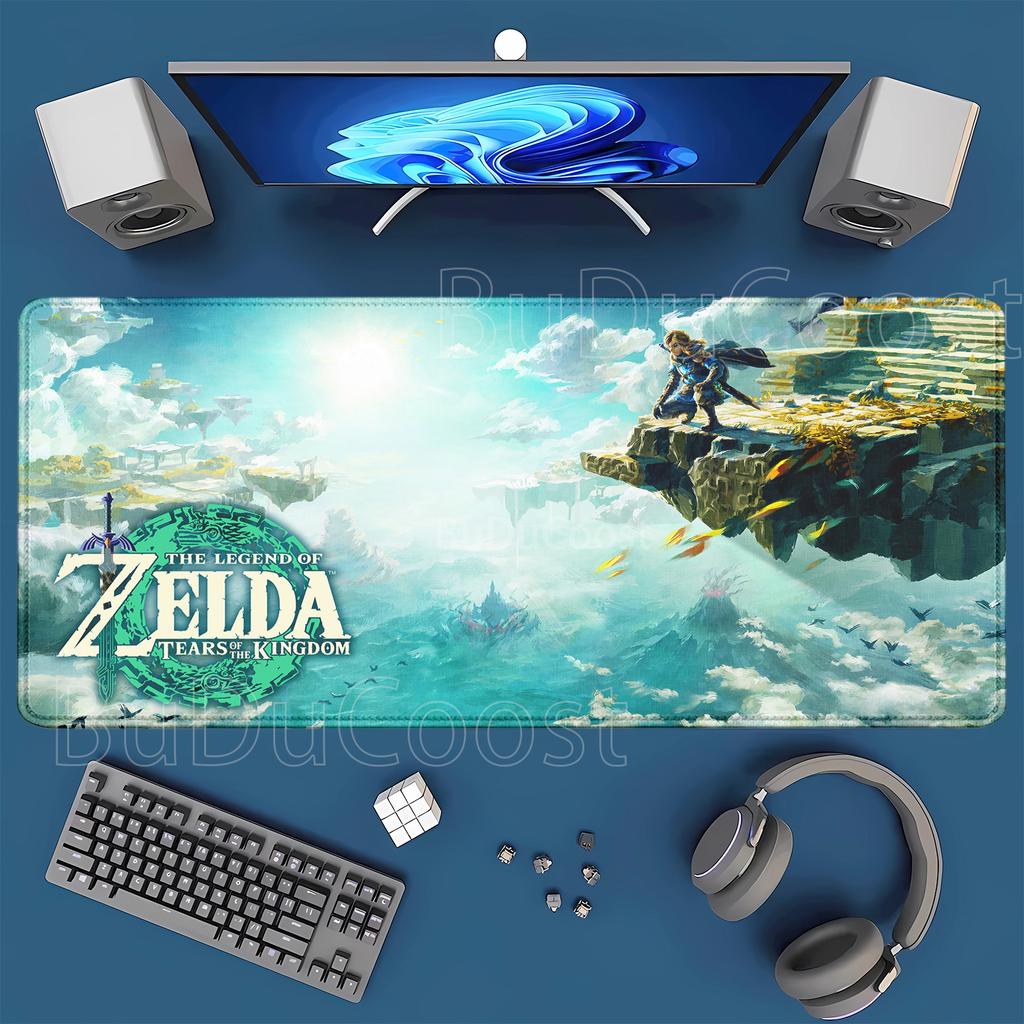 Link Mouse Pad Pc Gamer Anime Zelda Mousepad Cabinet Keyboard Carpet Antislip Computer Gaming offices HD Printing XXL Desk Mat