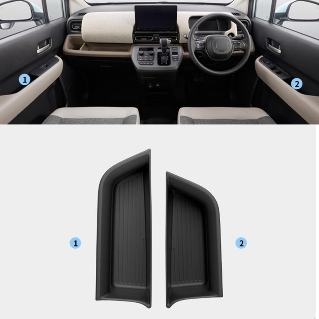 Fucaten Fits Honda New Freed GT Series Cup Holder Dashboard Storage Box Drink Holder Interior Parts Storage Space (June 2024~) (Door Handle)