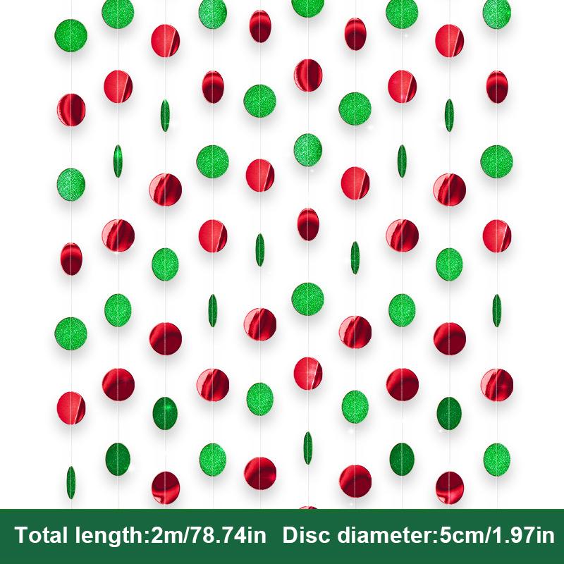 

Диаметр 5 см DIY Рождественский подвесной декор Праздничные украшения для праздничной вечеринки Праздничные подвесные украшения 2M