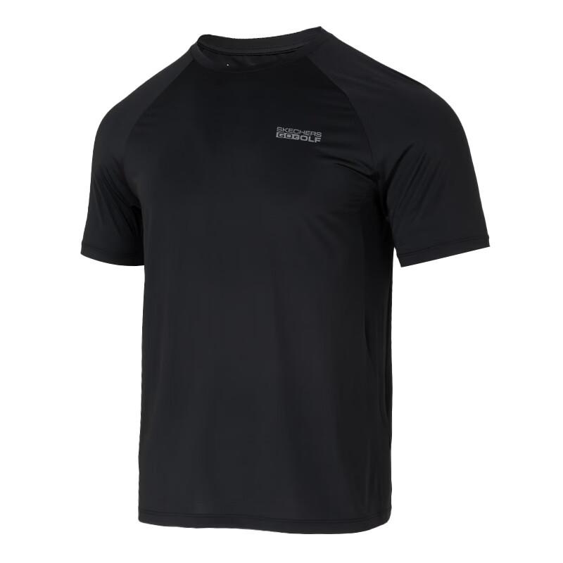 Skechers Breathable Quick-Dry Sports Short Sleeve T-Shirt Men tops P226M205-03K8 S