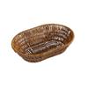 1Pcs Round Rectangular Shape Storage Tray Breakfast Bread Food Plastic Rattan Threads Basket