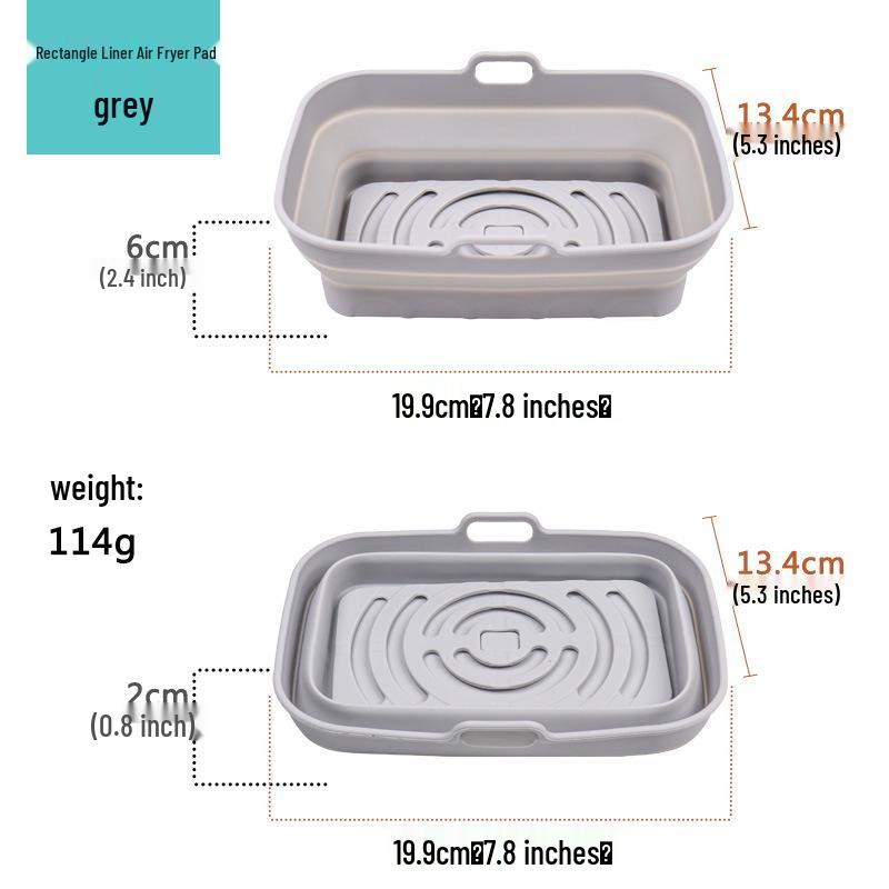 Silikonowa Forma do Pieczenia i Mata do Frytkownicy Powietrznej - Silikon Spożywczy