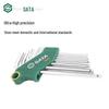 SATA Hex Key Set: Manual Six-Sided Screwdriver Tools