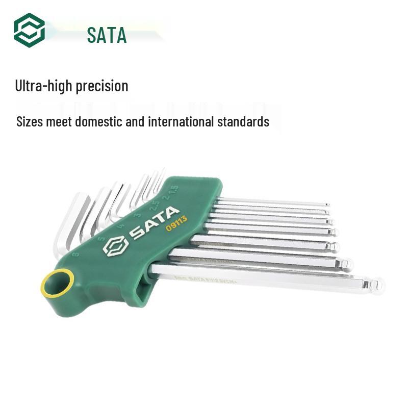 SATA Hex Key Set: Manual Six-Sided Screwdriver Tools