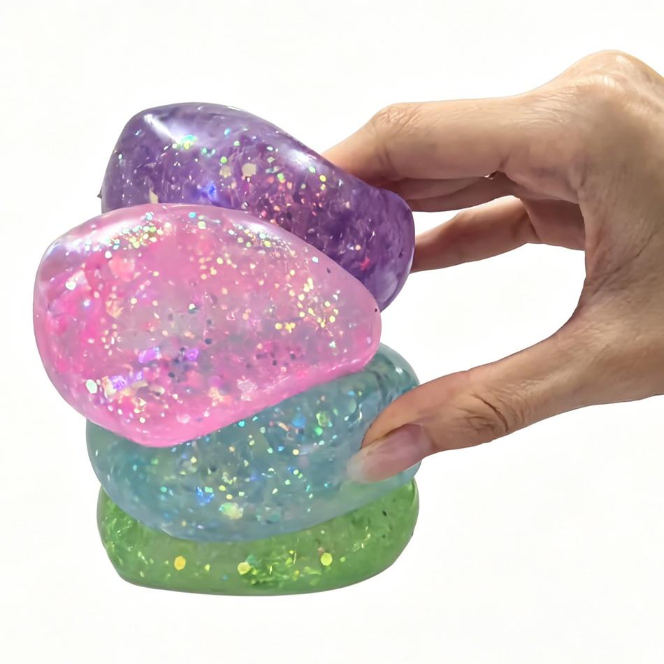 Maltose Cube Stress Squeeze Toy D Ecompression Small Ice Cubes Anti Stress Slow Rebound Polar Light Colorful Squeeze Tpr Block