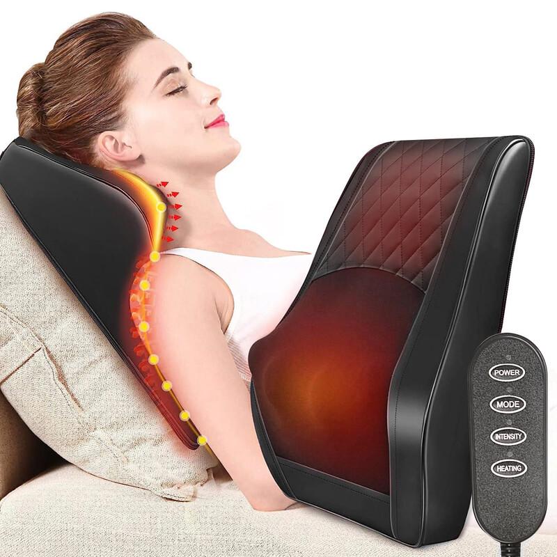 

Kangzuo Heated 3D Kneading Back & Neck Massager Pillow