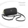 Γνήσιο Δερμάτινη Γυναικεία Τσάντα Crossbody - Νέα Μόδα Δερμάτινη Τσάντα Ώμου για Κινητό, Μεγάλη Τσάντα-Πορτοφόλι με Υφή Λίτσι, Μικρή Γυναικεία Τσάντα