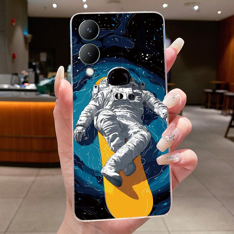 Casing For Vivo Y17s Case VivoY17s Y 17s Luxury Cute Cool Boys Girls Transparent Soft Silicone TPU Phone Cases Back Cover Funda