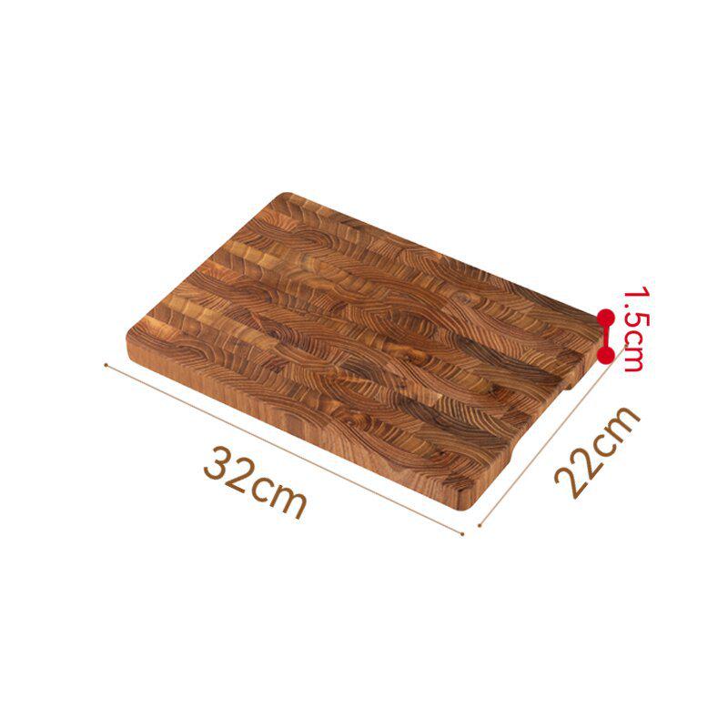 Premium Teak Edge-Grain Cutting Board: High-Quality Solid Wood, Kitchen-Specific, Durable Design.
