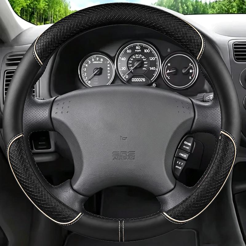 Braid Wheel Cover for Honda Civic 7 Coupe 2003 2004 2005 2006 DIY Car Steering Wheel Cover Accessory