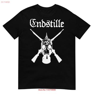 ENDSTILLE Rückenaufnäher Kaufen One Sided T SHIRT Vintage Washed Top For Everyday Wear Unisex Casual Streetwear Soft Fashion
