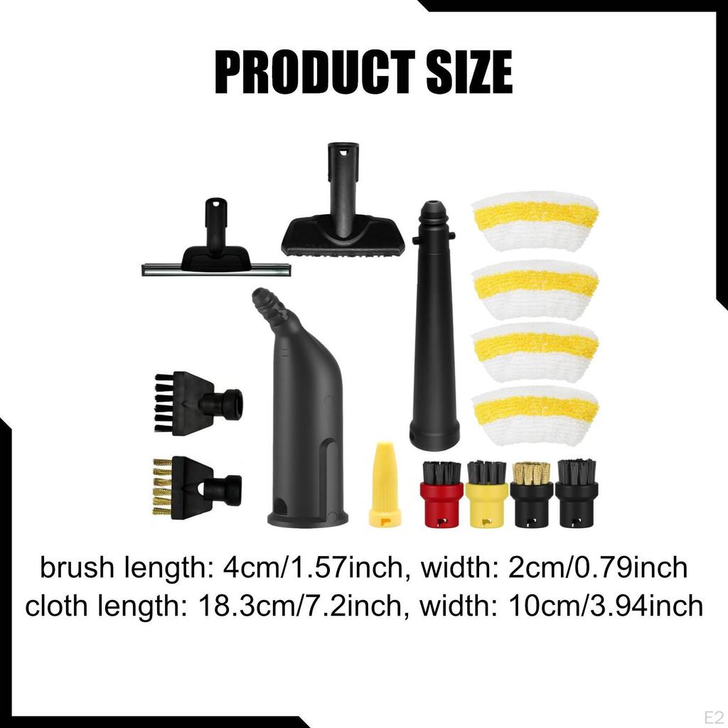Steam Cleaner Accessories Set Dust Remove Premium Nozzle for Floor Sofas Mop