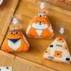 100 Stück Einweg Dreieck Reisbällchen Verpackungsbeutel Transparent Cartoon Muster Reisbällchen Hülle DIY Japanische Sushi Tasche Kinder