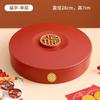 Chinese New Year Candy Box Household Living Room Sealed Dried Fruit Nut Storage Box Wedding Housewarming Festive Fruit Plate