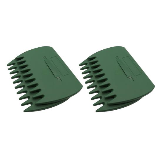 2 Pairs Leaf Scoops Hand Rakes Large Plastic Leaves Grabber Claws Yard Scoops for Picking Up Leaves Grass Lawn Clippings Twigs Debris
