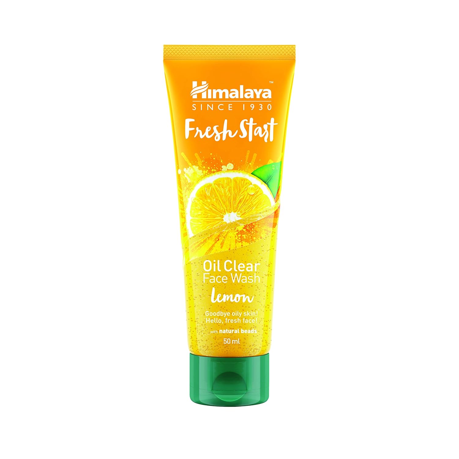 

Himalaya Fresh Start Oil Clear Lemon Face Wash 50ml Pack For Oil-Free Glowing Skin Daily Cleanse