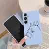 Totoro pouzdro na telefon pro páry iPhone 15 Samsung A55 S24 FE S25 M35 Xiaomi Redmi Note 13 Pro 14C Huawei Honor Realme nárazuvzdorný matný kryt proti poškrábání