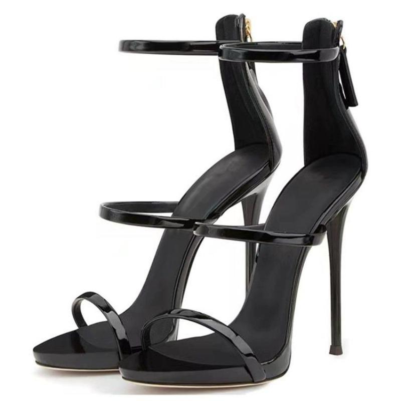 Sensation de Luxe ! Sandales pour femmes Sexy à talons hauts Nobles Chaussures décontractées Talons Chaussures pour femmes Chaussures de mariage Mariée