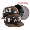 AAA Tournament Embroidered Large Brim Cap Unisex Hip Hop Hat Fans