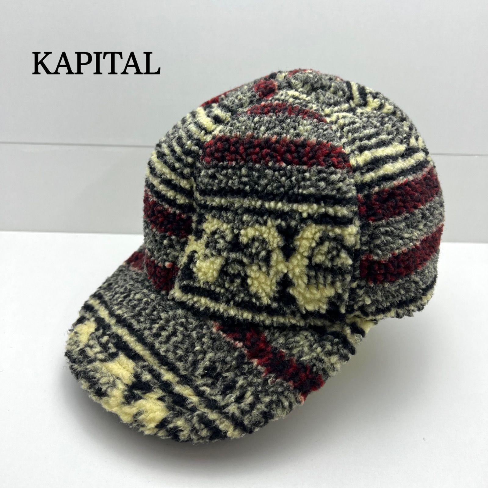 Used KAPITAL Boa Fleece Baseball Cap free K2011XH532 Capital Boa Fleece Baseball Cap Hat Good Condition Country kountry Okayama