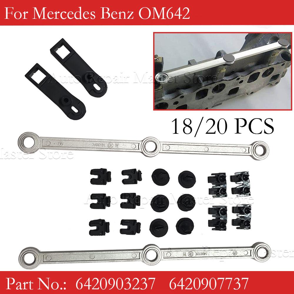 Intake Manifold Swirl Flap Repair Runner Connecting Rod Kits 6420903237 6420907737 For Mercedes Benz OM642 Car Replacement Parts