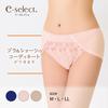 ATSUGI E-select Soft and Comfortable Pair Panties Lace Sheer Briefs 84373AS Soft Coral L