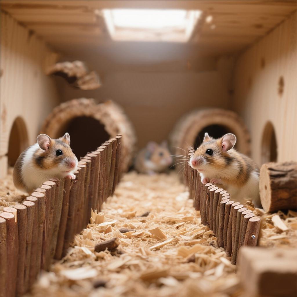 Branch Hamster Arch Toy Chewable Climbing Ladder Fence for Syrian Hamster Teeth Grinding Pet Cage Toy