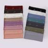 Bandanna Flower Pearl Rhinestone Chiffon Shawl Scarf High Quality Shimmer Beads Headband Wrap Foulard Muslim Hijab