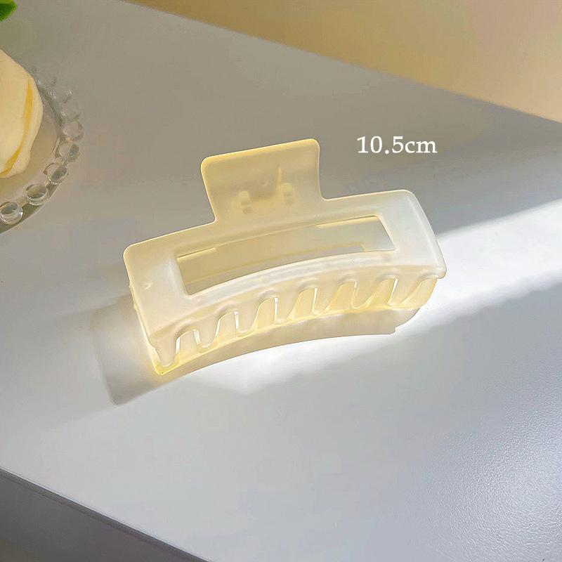 Korean Girls Jelly Acrylic Hair Claw Geometric Crab Hair Clips for Women Large Size Hairpin Shark Clips Summer Hair Accessories