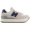 New Balance 574+ Moonbeam Dark Arctic Grey Women Sneakers Cream Sea-Salt WL574ZQA