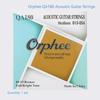 Orphee QA Acoustic Guitar Strings High Carbon Steel Hexagonal Core Nano Coating Brass Wound String Guitar Parts & Accessory