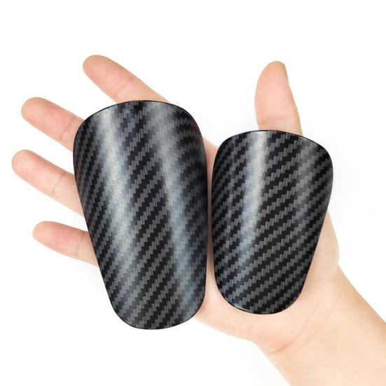 1 Pair Mini Soccer Shin Guards with Strap Lightweight Flexible Shin Pads Sports