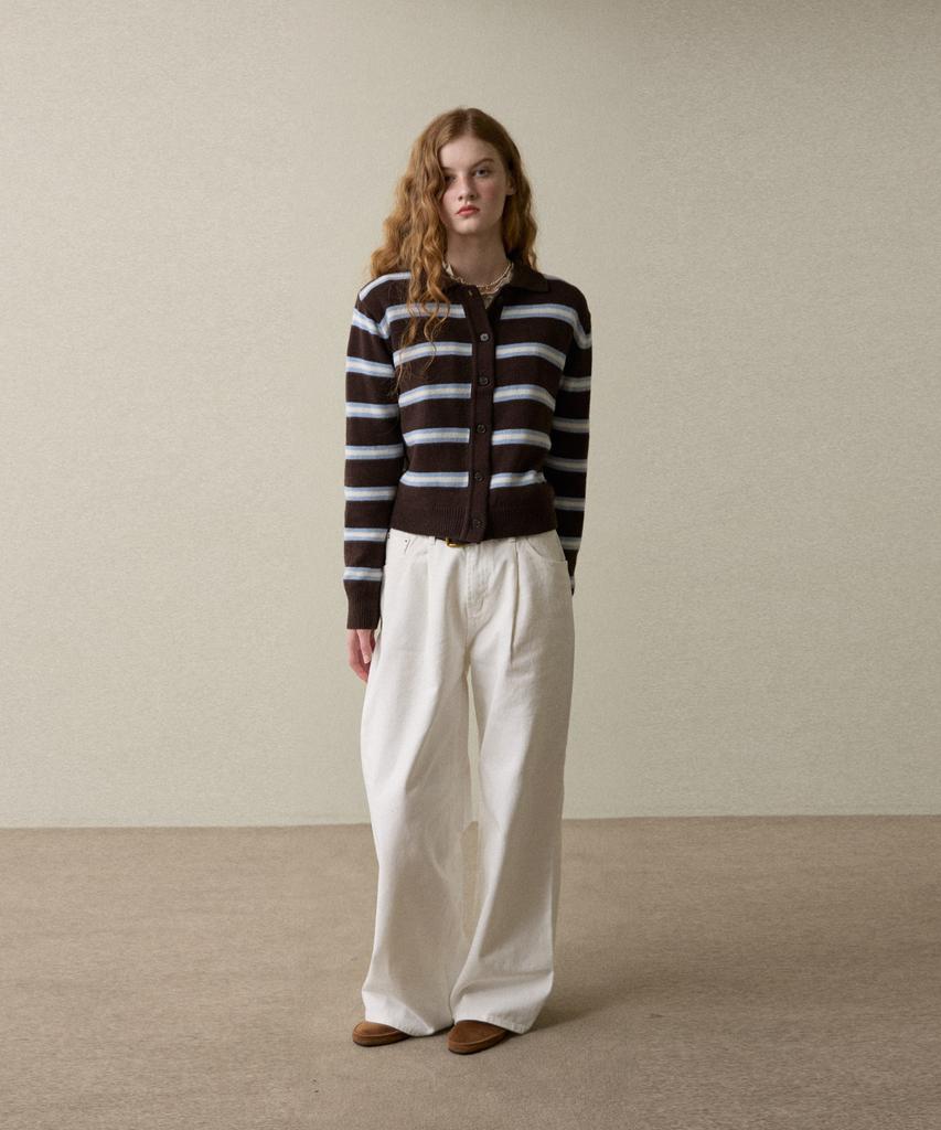 Opendoorstudio Combi Cardigan Brown