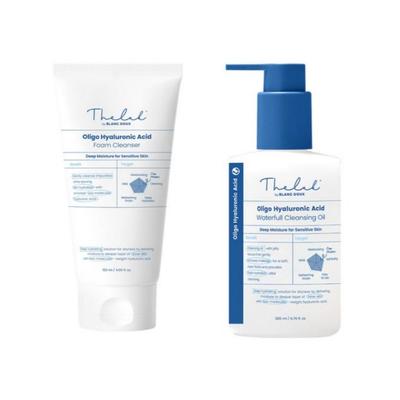 [The Lab by blanc doux] Oligo Hyaluronsäure Schaumreiniger 120ml / Reinigungsöl 200ml