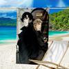 Ultra-Soft Beach Towel with Sherlock Theme,Ideal for Pool - Camping, Diving - Perfect Travel Essential, Vibrant Beach Towel.