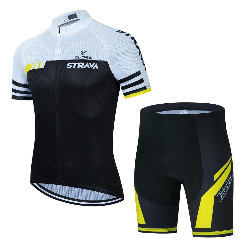 2026 Summer Suit Breathable Cycling Suit Cycling Suit Short-sleeved Suit Men's and Women's Quick-drying Breathable Cycling Suit Overalls