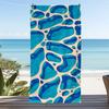 Modern Abstract Art Coral Print Beach Towel Large Soft Absorbent Towel for Beach Pool Camping Travel Summer Vacation