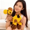 30Cm Yellow Two-Humped Camel Plush Toy Desert Standing Cartoon Animal Plushie Home Decor Man Gift